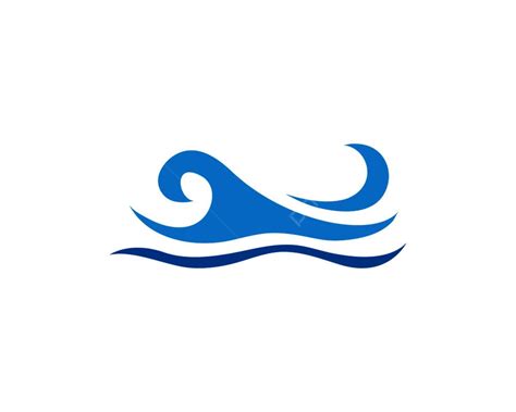 Water Wave Logo Vector Png Images Water Wave Icon Vector Illustration