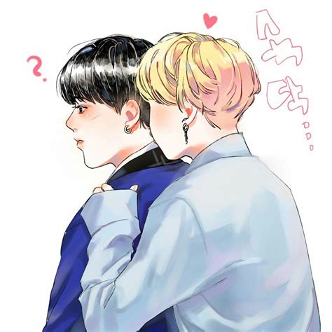 Pin De Kookmin B4 Em Bts Fanart Jikook Bts