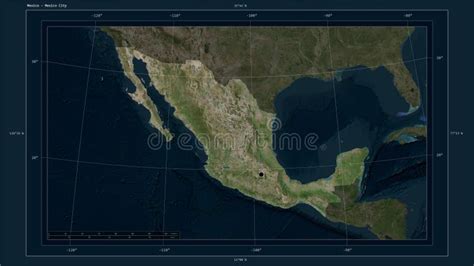 Mexico Highlighted - Composition. High-res Satellite Stock Illustration ...