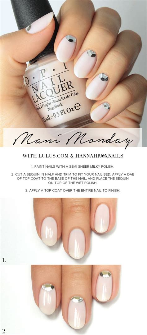 Mani Monday Nude Quilted Nail Tutorial Lulus Fashion Blog Nails Manicure Quilted Nails