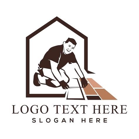 Premium Vector Flooring Logo Design Template Flooring Handyman