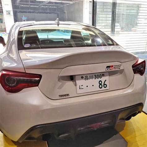 CEYUSOT For Real Carbon Fiber Spoiler WING Toyota GT86 Subaru BRZ CAR