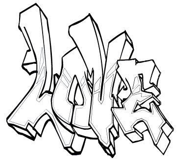 14 Mieux Coloriage Tag Image Easy Graffiti Drawings Easy Graffiti