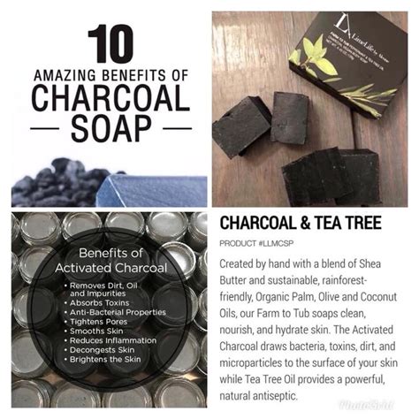 Charcoal Tea Tree Soap Charcoal Soap Charcoal Soap For Acne