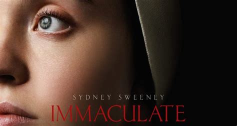 First poster for Sydney Sweeney nun horror Immaculate