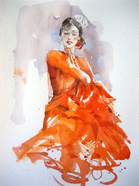 Pin By Jean Anderson On Watercolors Dancer Painting Watercolor