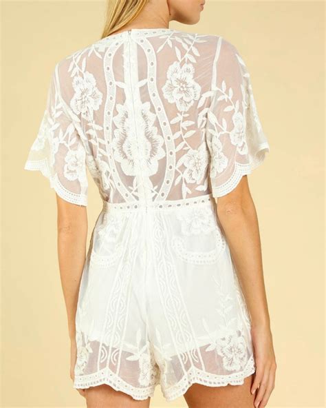 Bohemian Embroidered Lace Romper Honey Punchs Wild Honey Wishlist