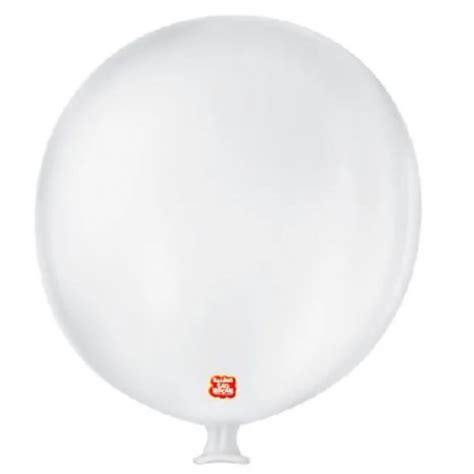 Balão Gigante Liso Branco Polar São Roque Balões Felix Fantasias