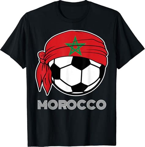 Morocco Soccer Jersey 2019 Moroccan Football Fans Team Kit T-Shirt : Amazon.co.uk: Clothing