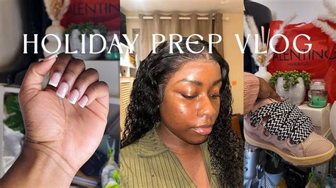 Vacation Prep Vlog Luxury Unboxing Nails Appointment Wig Install