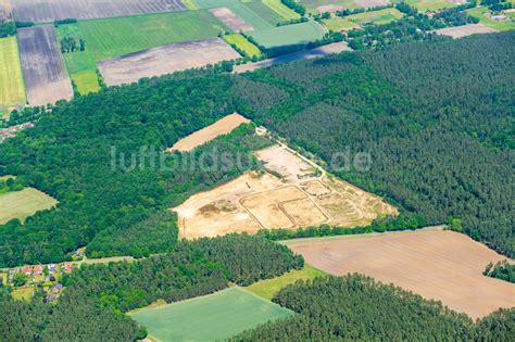 Rullstorf Von Oben Kies Tagebau Der Kieswerk Menneke Karls Gmbh In