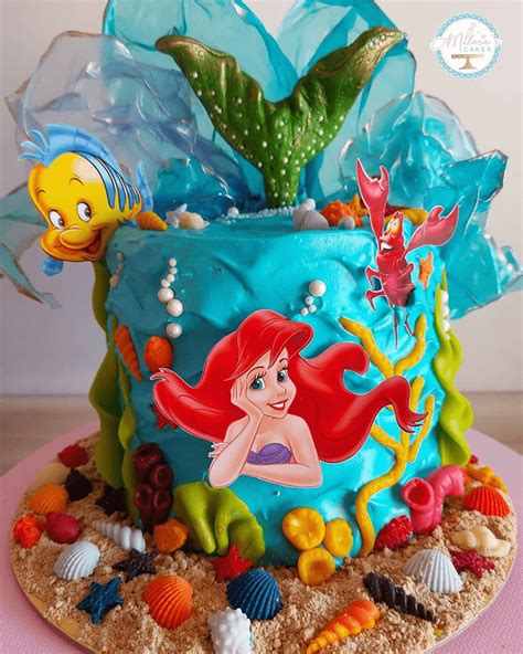 Disneys Ariel Cake Design Images Disneys Ariel Birthday Cake Ideas