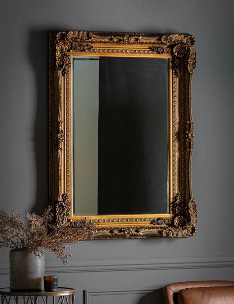 Carved Louis Extra Large Rectangular Mirror Gallery Direct M S