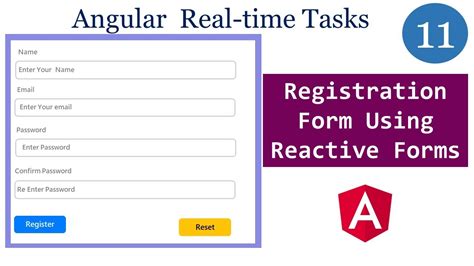 How To Create Registration Form In Angular Reactive Forms In Angular