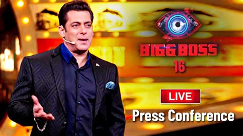 Bigg Boss 16 Grand Press Conference LIVE Salman Khan Bigg Boss