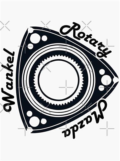 Rotary Motor Mazda Sticker By Marianstore Redbubble