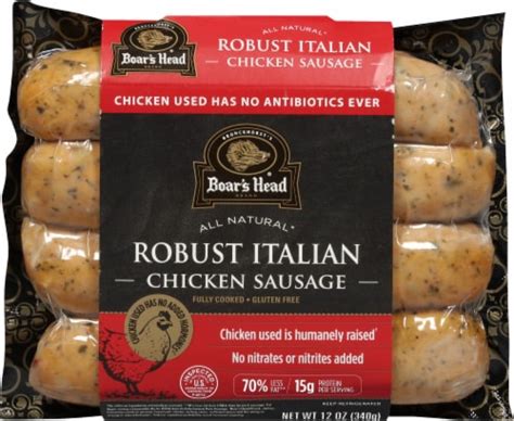 Boar S Head Robust Italian Chicken Sausage 12 Oz Kroger