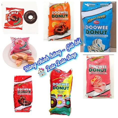 Bánh Doowee Donut 3 Vị Socola Dâu Kem Shopee Việt Nam