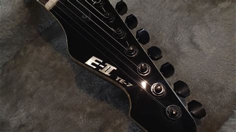 Esp 7 String Te7 Telecaster Eii Guitar Up Close Video Review Youtube