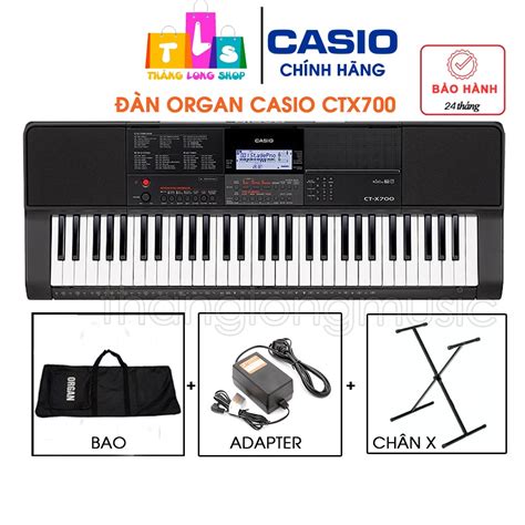 Chính Hãng Casio CTX 700 Đàn Organ Di Động 61 Phím Casio Keyboard