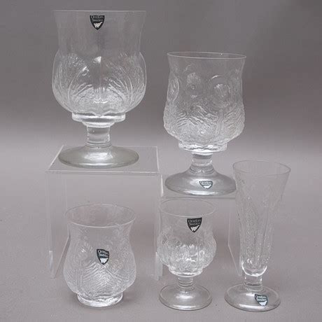 Lars Hellsten Glasservis St P F Gel Orrefors Glas Serviser