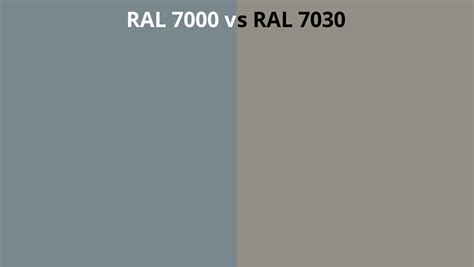 Ral 7000 Vs 7030 Ral Colour Chart Uk