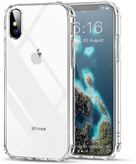 Jasbon Clear H Lle F R Iphone X Xs H Lle Crystal Shockproof H Lle