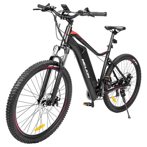 Welkin Wkem Bicicletta Elettrica Da W Mountain Bike Nera E Rossa