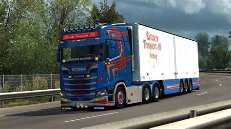 Euro Truck Simulator 2 Scania V8 New Gen Open Pipe Sound Mod Youtube