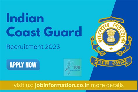 Indian Coast Guard Recruitment 2023 Form Apply Salary Age Limit