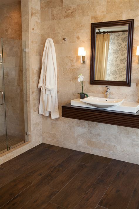 Faux Wood Bathroom Tiles Rispa