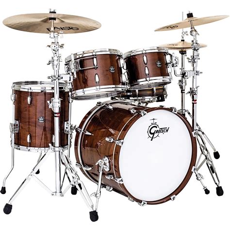 Gretsch Drums Renown Walnut 4 Piece Groove Shell Pack Gloss Natural Ebay