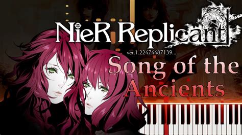 Nier Song Of The Ancients Synthesia Youtube