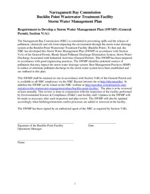 Fillable Online Rhode Island S Largest Wastewater Treatment Facility