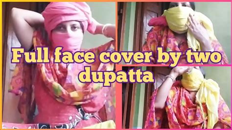 Gag Talk Challenge New Full Face Cover By Two Dupatta Challenge Part