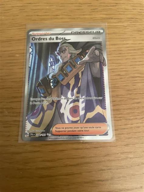 Carte Pok Mon Ordres Du Boss Full Art Ev Volutions