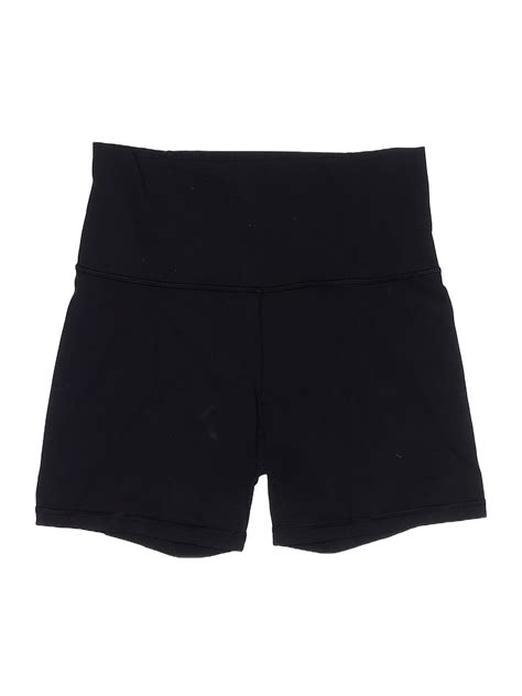 Lululemon Athletica Solid Black Athletic Shorts Size Off Thredup