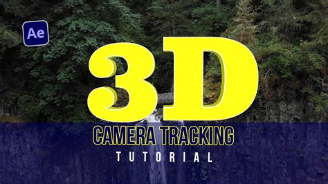 3D Camera Tracking After Effects Tutorial Camera Fly Through 3D Text