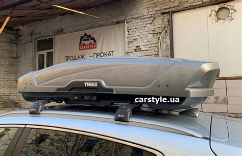 Багажник Turtle Air2 и бокс Thule Motion XT L Titan на Kia Sportage ...