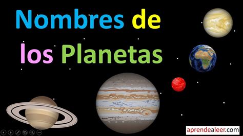 Cómo aprender los nombres de los planetas del sistema solar para niños