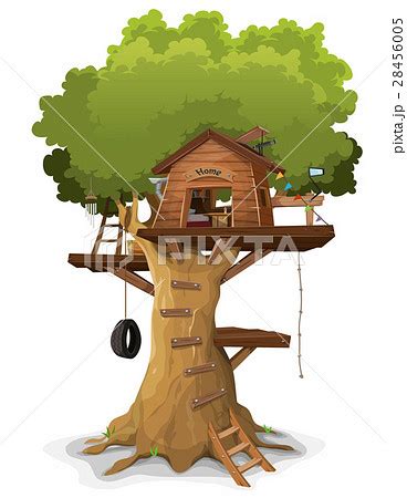 Tree Houseのイラスト素材 28456005 PIXTA