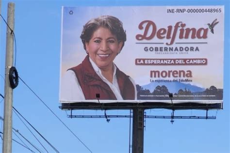 Exige Morena explicación a Edomex por tapar propaganda de Delfina 24