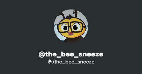 Thebeesneezes Link In Bio Instagram And Socials Linktree