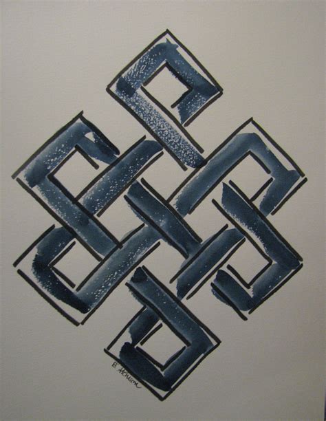 Buddhist Endless Knot Symbol