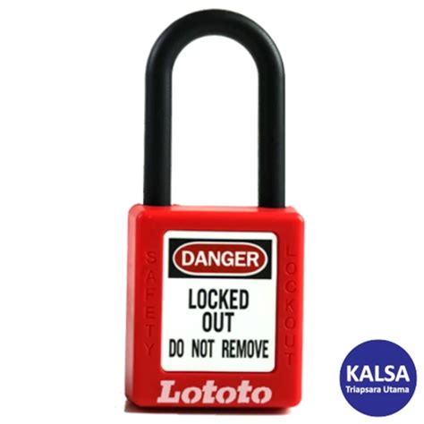 Jual Gembok Safety Padlock Lototo L Gmkred Shackle Length Mm Grand