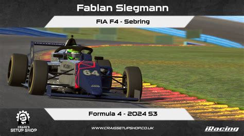 IRacing 24S3 FIA F4 Formula 4 Watkins Glen FS YouTube