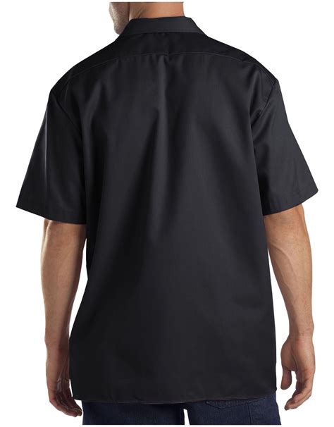 Dickies Short Sleeve Work Shirt Black Craze Fashion