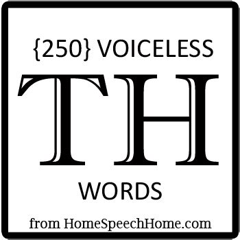 250+ Voiceless TH Words, Phrases, Sentences, & Paragraphs by Place & Syllable