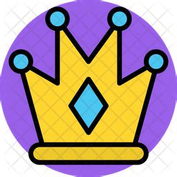 Crown Win Icon - Download in Rounded Style