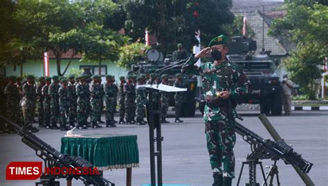 Hut Ke 73 Infanteri Pangdam Vbrawijaya Minta Prajurit Tingkatan Prestasi Times Indonesia